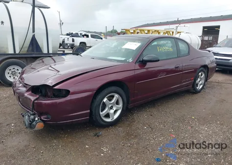 2003 Chevrolet Monte Carlo Ss из США, поврежденный, VIN 2G1WX12K939259891